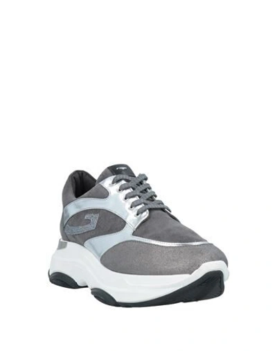 Shop Alberto Guardiani Sneakers In Grey