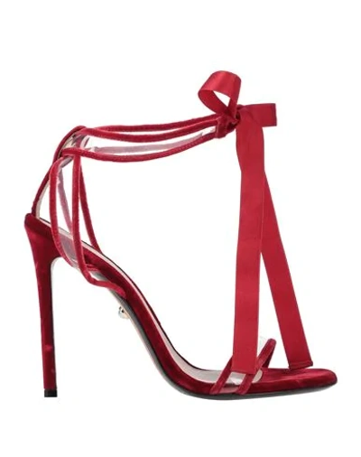 Shop Alevì Milano Sandals In Red