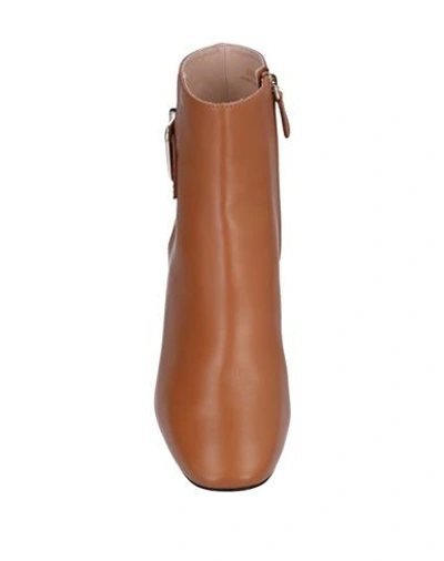Shop Tod's Ankle Boots In Tan