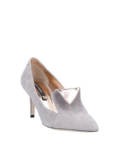 Shop Alberto Fermani Pumps In Light Grey