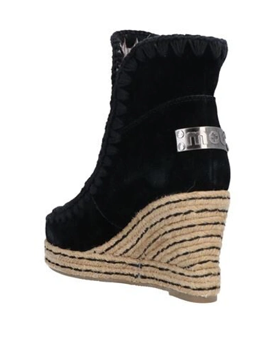 Shop Mou Woman Ankle Boots Black Size 6 Soft Leather