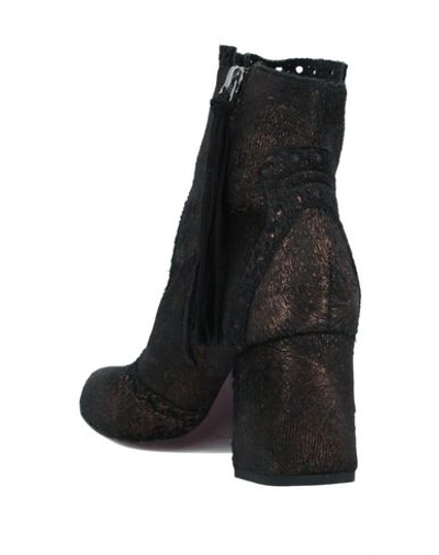 Shop Mina Buenos Aires Ankle Boots In Bronze
