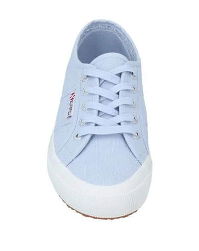 Shop Superga Woman Sneakers Sky Blue Size 6 Textile Fibers