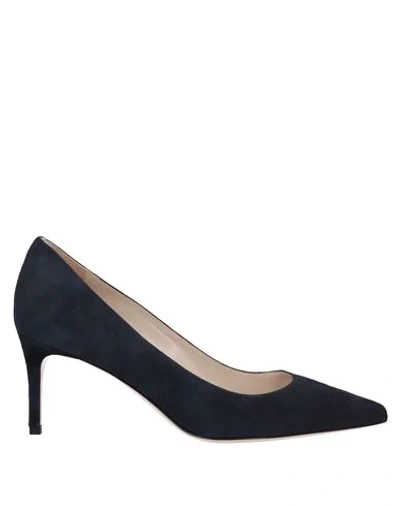 Shop Deimille Pumps In Dark Blue