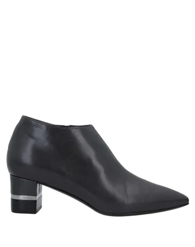 Shop A.testoni Ankle Boots In Steel Grey