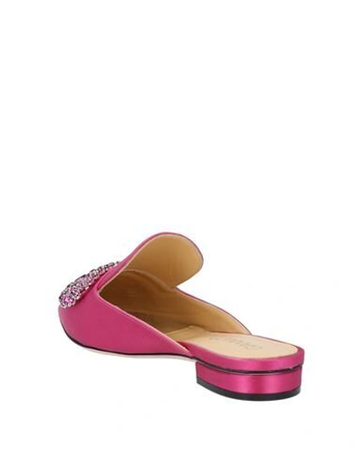 Shop Giannico Woman Mules & Clogs Pastel Pink Size 6 Textile Fibers