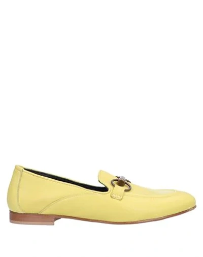 Shop Poesie Veneziane Woman Loafers Yellow Size 6 Soft Leather