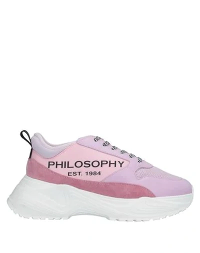 Shop Philosophy Di Lorenzo Serafini Woman Sneakers Lilac Size 11 Textile Fibers In Purple