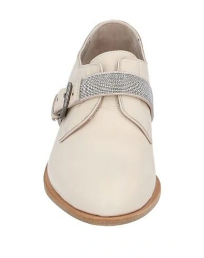 Shop Brunello Cucinelli Loafers In Beige