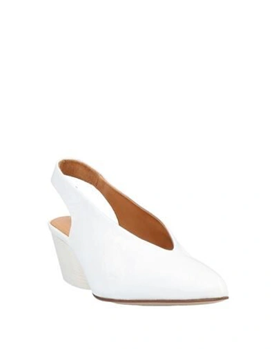 Shop Halmanera Pumps In White