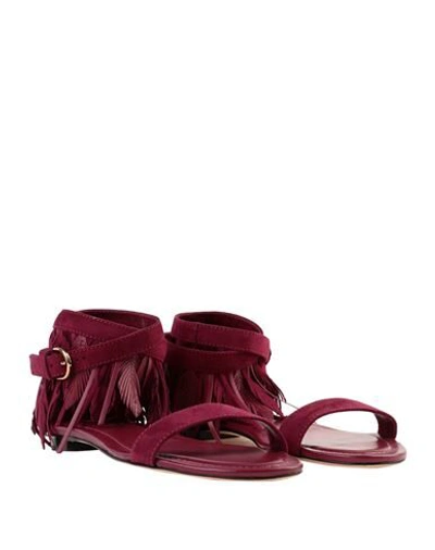 Tod's Sandals In Red