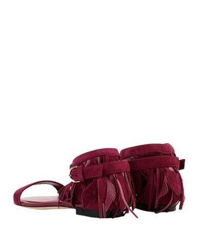 Tod's Sandals In Red