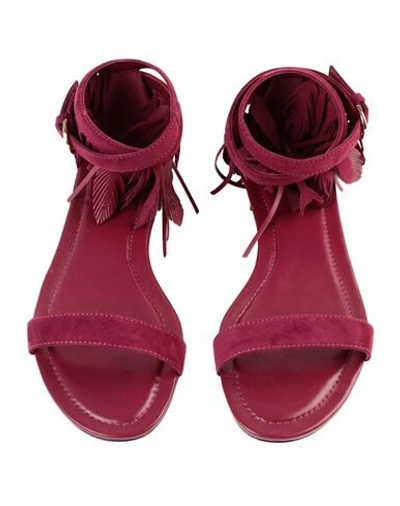 Tod's Sandals In Red