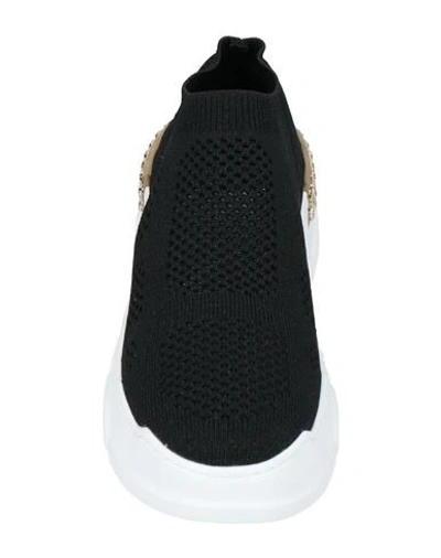 Shop Emanuélle Vee Woman Sneakers Black Size 10 Textile Fibers