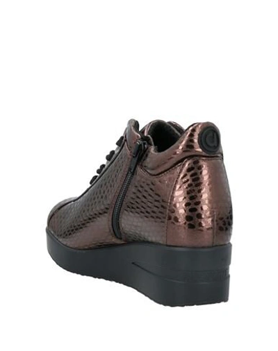 Shop Agile By Rucoline Sneakers In Dark Brown