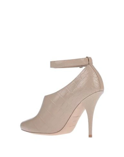 Shop Burberry Ankle Boots In Khaki