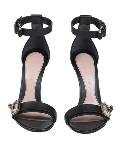 Shop Alexander Mcqueen Sandals In Black