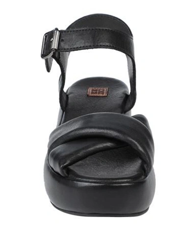 Shop Moma Woman Sandals Black Size 10 Soft Leather