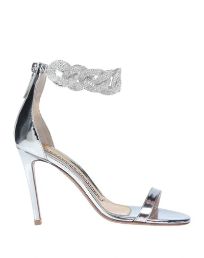 Shop Alexandre Vauthier Sandals In Silver