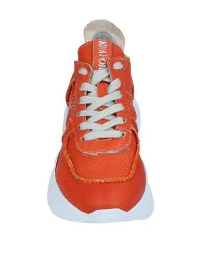 Shop Andìa Fora Woman Sneakers Orange Size 7 Soft Leather