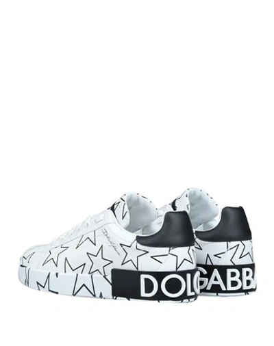 Shop Dolce & Gabbana Woman Sneakers White Size 5 Soft Leather