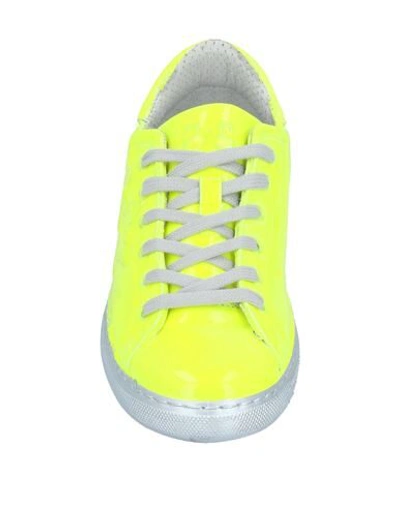 Shop 2star Sneakers In Yellow