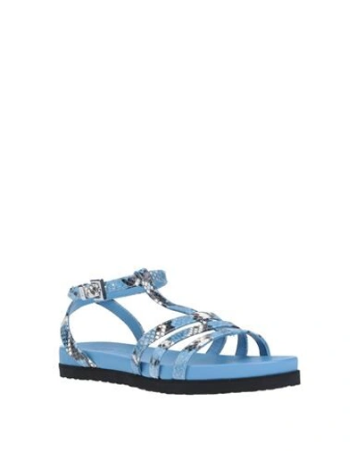 Shop Cesare Paciotti 4us Sandals In Pastel Blue