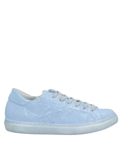 Shop 2star Sneakers In Sky Blue