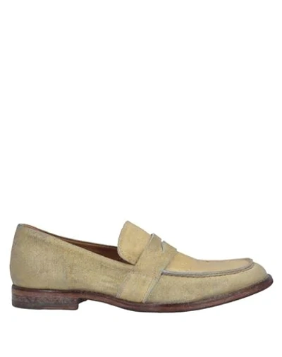 Shop Moma Loafers In Gold
