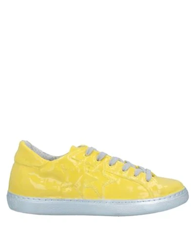 Shop 2star Sneakers In Yellow