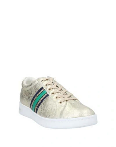 Geox Sneakers In Gold