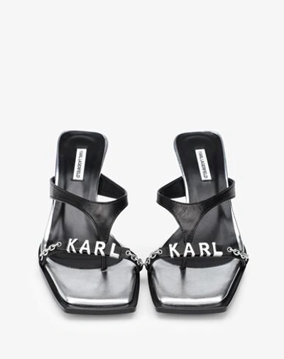 Shop Karl Lagerfeld Sandals In Black