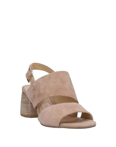 Shop Adele Dezotti Sandals In Pale Pink