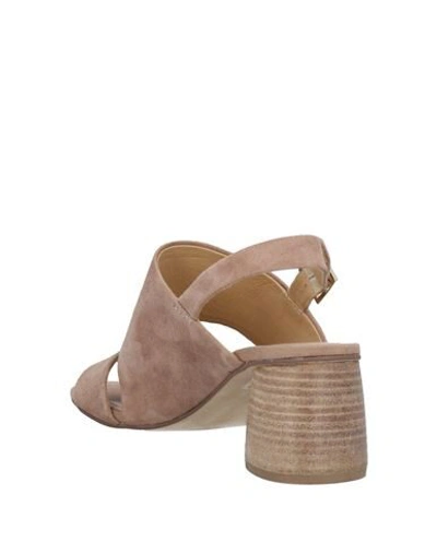 Shop Adele Dezotti Sandals In Pale Pink
