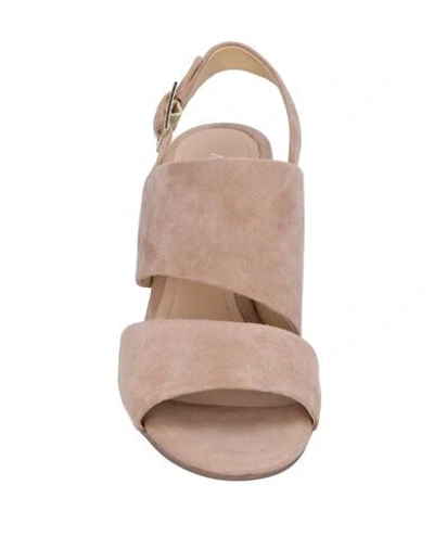 Shop Adele Dezotti Sandals In Pale Pink