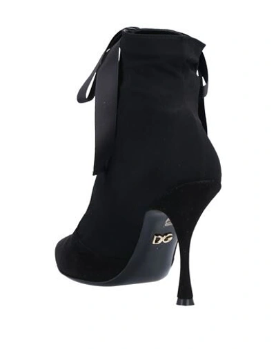 Dolce & Gabbana Ankle Boots In Black