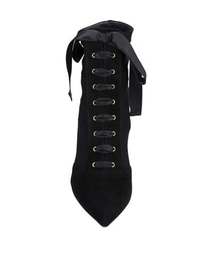 Shop Dolce & Gabbana Woman Ankle Boots Black Size 6.5 Textile Fibers, Soft Leather
