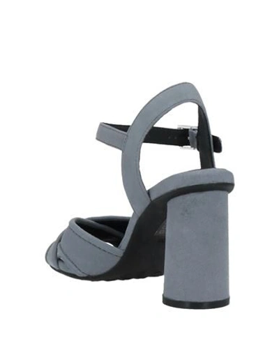 Shop Adele Dezotti Sandals In Grey