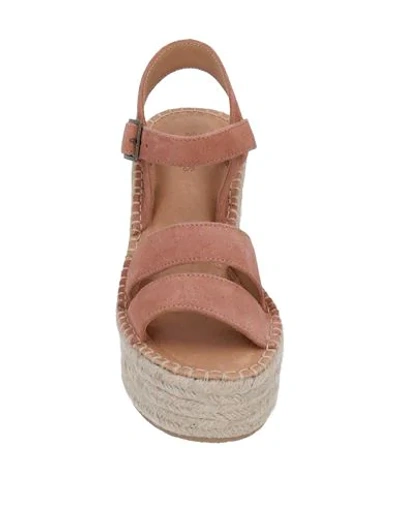 Shop Soludos Woman Sandals Pastel Pink Size 8.5 Soft Leather