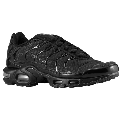 Shop Nike Mens  Air Max Plus In Black/black/black