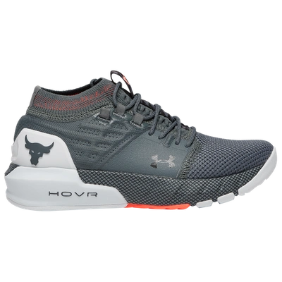 Shop Under Armour Boys  Project Rock 2 In Pitch Grey/halo Grey/pitch Grey