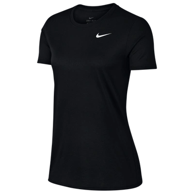 Shop Nike Womens  Legend T-shirt In Black/black