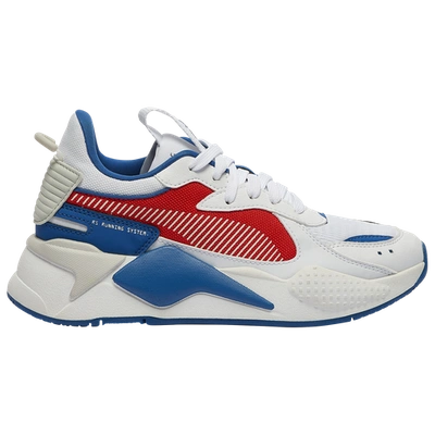 Shop Puma Boys  Rs-x In White/high Risk Red/blue