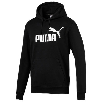 Shop Puma Mens  Essentials Big Logo Hoodie In  Black