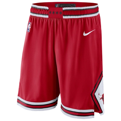 Shop Nike Mens Chicago Bulls  Nba Swingman Shorts In University Red/white
