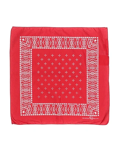 Shop Golden Goose Woman Scarf Red Size - Cotton