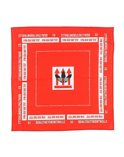 Shop Adidas Originals By Alexander Wang Square Scarf In Red