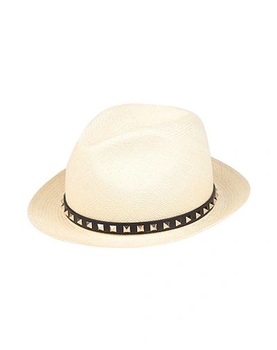 Shop Valentino Hat In Black