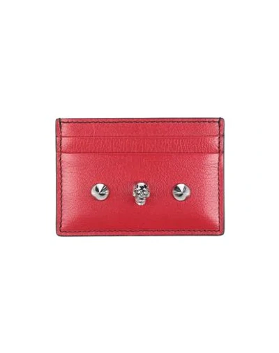 Shop Alexander Mcqueen Wallets In Red