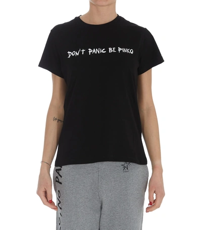 Shop Pinko T-shirt In Black